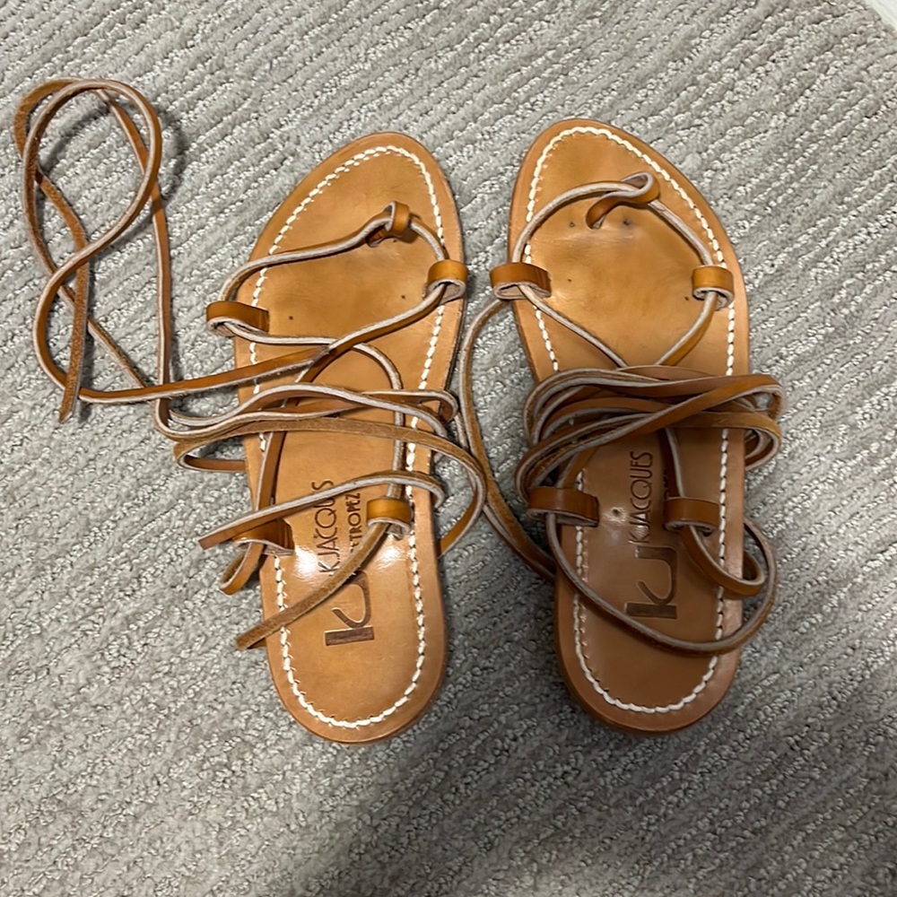 Lace up sandals
